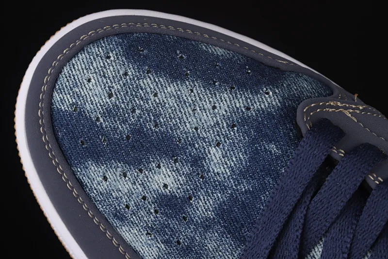 All categories Air Jordan Jordan series basketball shoes Air Jordan 1 Low Air Jordan 1 Low AJ1 Joe 1 dark blue denim low-top basketball shoes DH1259-400